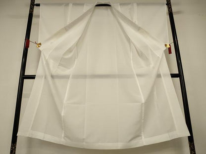 平和屋着物＊夏物　長襦袢　絽　白色　洗える着物　AABK4000jd