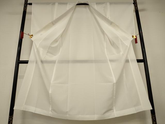 平和屋着物＊夏物　長襦袢　絽　白色　洗える着物　AABK4000jd
