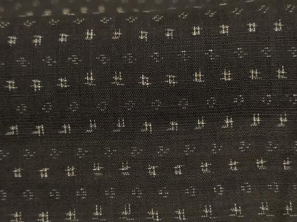平和屋着物＊夏物　男性　上布　絣柄　麻　逸品　AABK4006jd
