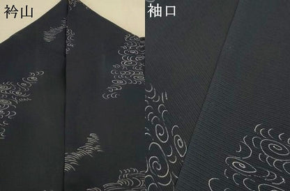 平和屋着物＊夏物　小紋　絽　流水文　正絹　逸品　AABK4013jd