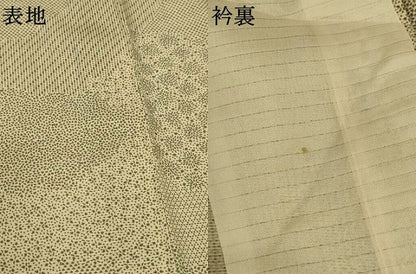 平和屋着物＊夏物　江戸小紋　絽　雲取り吉祥文　正絹　逸品　AABK4015jd