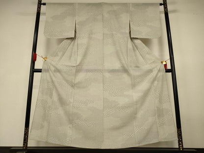 平和屋着物＊夏物　江戸小紋　絽　雲取り吉祥文　正絹　逸品　AABK4015jd