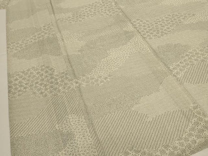 平和屋着物＊夏物　江戸小紋　絽　雲取り吉祥文　正絹　逸品　AABK4015jd