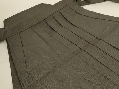 平和屋着物＊夏物　男性　行灯袴　縦絽　縞　正絹　逸品　AABK4021jd