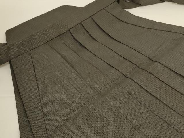 平和屋着物＊夏物　男性　行灯袴　縦絽　縞　正絹　逸品　AABK4021jd