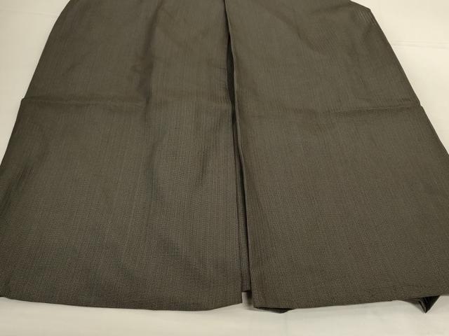 平和屋着物＊夏物　男性　行灯袴　縦絽　縞　正絹　逸品　AABK4021jd