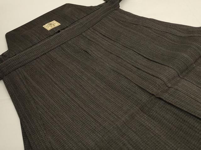 平和屋着物＊夏物　男性　馬乗り袴　絽　霞文　正絹　逸品　AABK4022jd