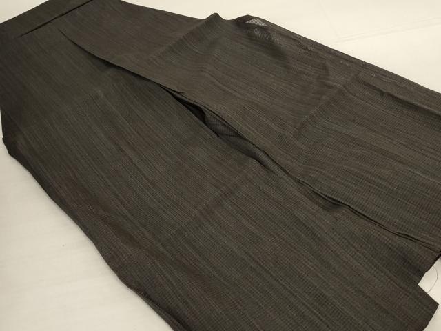 平和屋着物＊夏物　男性　馬乗り袴　絽　霞文　正絹　逸品　AABK4022jd