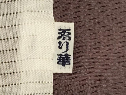 平和屋着物＊夏物　色無地　絽　江戸鼠色　正絹　逸品　AABK4042jd