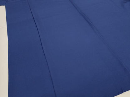 平和屋着物＊夏物　色無地　絽　紺色　正絹　逸品　AABK4044jd
