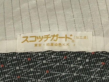 平和屋着物＊夏物　小紋　絽　網目文　洗える着物　AABK4048jd
