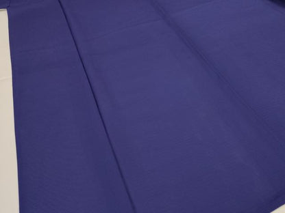 平和屋着物＊夏物　色無地　絽　紺藍色　正絹　逸品　AABK4052jd