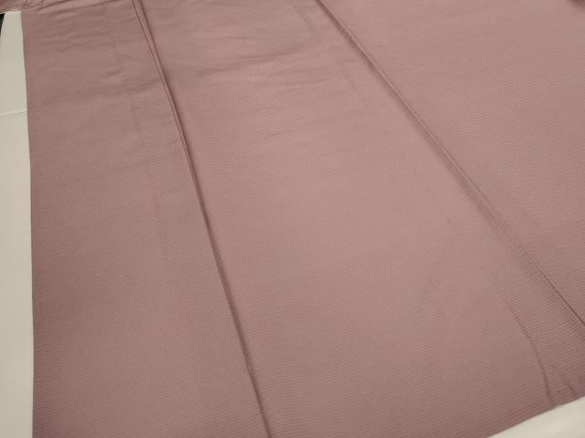 平和屋着物＊夏物　色無地　絽　胡桃染色　正絹　逸品　AABK4053jd