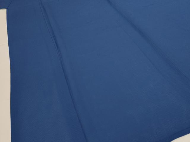 平和屋着物＊夏物　色無地　絽　紺色　正絹　逸品　AABK4057jd