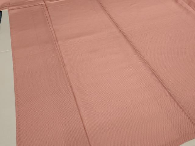 平和屋着物＊夏物　色無地　絽　ときがら茶色　反端付き　正絹　逸品　未使用　AABK4058jd