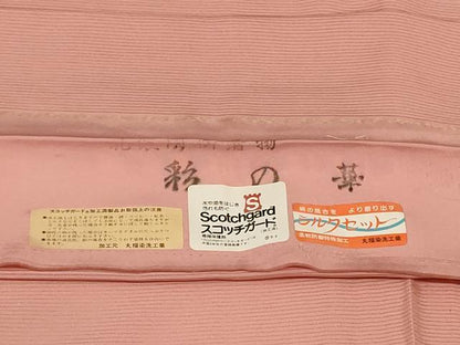平和屋着物＊夏物　色無地　絽　ときがら茶色　反端付き　正絹　逸品　未使用　AABK4058jd