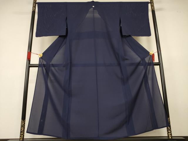 平和屋着物＊夏物　色無地　絽　青褐色　正絹　逸品　未使用　AABK4064jd