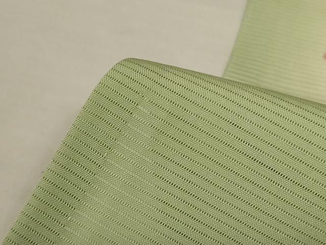 平和屋着物＊夏物　手描き友禅作　腰原淳策　訪問着　絽　草花文　暈し染め　正絹　逸品　AABK4087jd