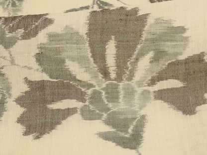 平和屋着物＊夏物　本場小千谷ちぢみ　草花文　麻　逸品　AABK4100jd