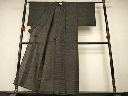平和屋着物＊夏物　石川県指定無形文化財　能登上布　本麻手織上布　麻　逸品　AABK4104jd