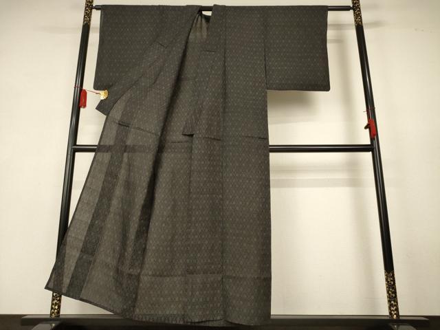 平和屋着物＊夏物　石川県指定無形文化財　能登上布　本麻手織上布　麻　逸品　AABK4104jd