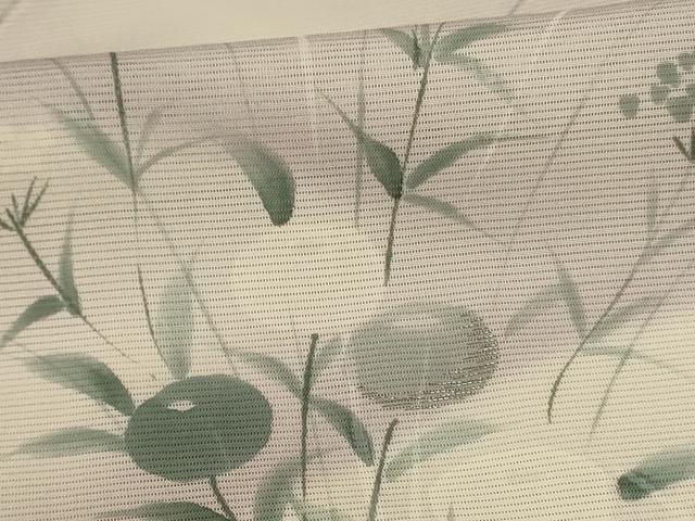 平和屋着物＊夏物　訪問着　絽　草花文　暈し染め　正絹　逸品　未使用　AABK4107jd