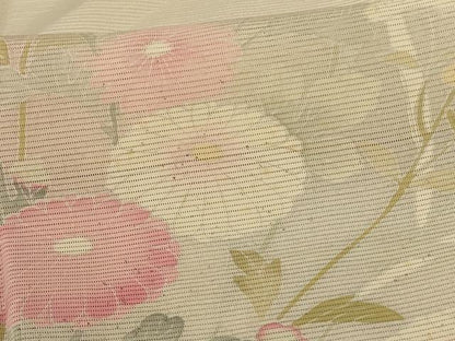 平和屋着物＊夏物　訪問着　絽　草花文　暈し染め　正絹　逸品　AABK4126jd