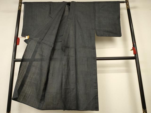 平和屋着物＊夏物　男性　重要無形文化財　本場宮古上布　苧麻　逸品　AABK4130jd
