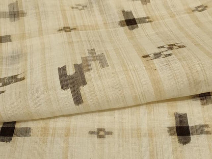平和屋着物＊夏物　沖縄県無形文化財指定 本場八重山上布　麻　逸品　AABK4131jd