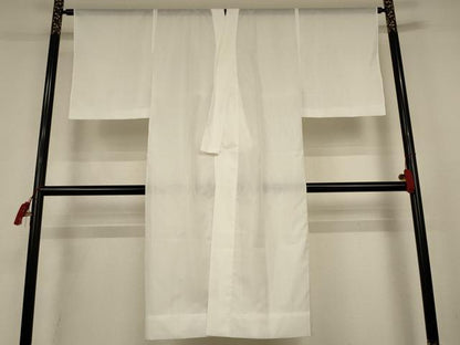 平和屋着物＊夏物　長襦袢　絽　白色　洗える着物　AABK4148jd