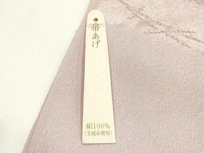 平和屋本店▼和装小物　帯揚げ　吹き寄せ　金糸　暈し染め　丹後ちりめん　正絹　逸品　未使用　AABK4173ay