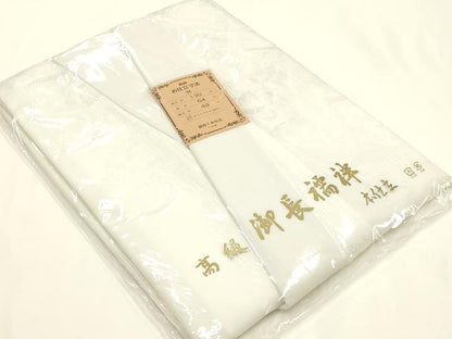平和屋着物▼和装小物　長襦袢　枝花地紋　Mサイズ　AABK4185ay