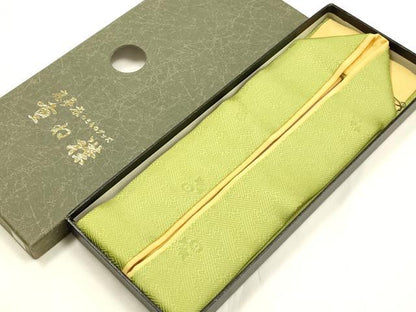 平和屋着物▼和装小物　重ね衿・伊達衿　まとめて3点　金糸　金通し地　逸品　AABK4188ay