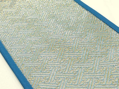 平和屋着物▼和装小物　重ね衿・伊達衿　まとめて3点　金糸　金通し地　金彩　暈し染め　逸品　AABK4189ay