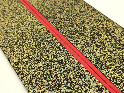 平和屋着物▼和装小物　重ね衿・伊達衿　まとめて5点　金彩　花やわらぎ　4Way　逸品　AABK4191ay