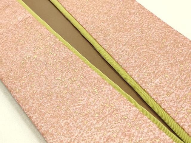 平和屋着物▼和装小物　重ね衿・伊達衿　まとめて5点　金彩　花やわらぎ　4Way　逸品　AABK4191ay