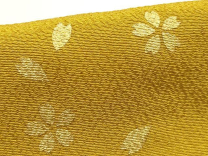 平和屋着物▼和装小物　重ね衿・伊達衿　まとめて5点　更紗花文　金糸　金彩　パール縮緬　逸品　AABK4193ay