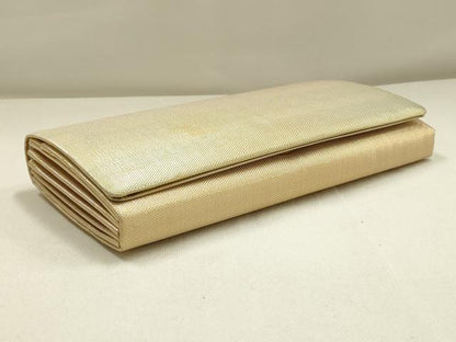 平和屋着物▼和装小物　和装バッグ・草履セット　おき宗　クラッチバッグ　金糸　逸品　AABK4202ay