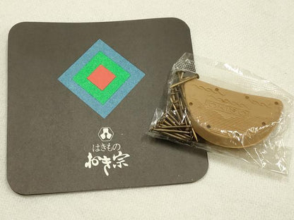 平和屋着物▼和装小物　和装バッグ・草履セット　おき宗　クラッチバッグ　金糸　逸品　AABK4202ay