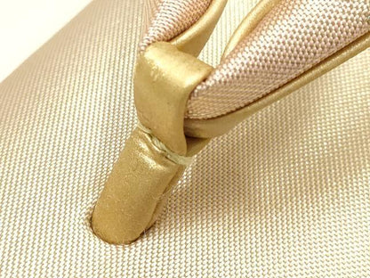 平和屋着物▼和装小物　和装バッグ・草履セット　金鷲本舗 東京謹製 キンワシ印　ハンドバッグ　草花文　金銀糸　逸品　AABK4204ay
