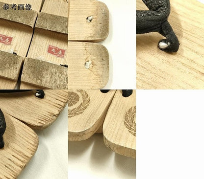 平和屋着物▼男性　和装小物　下駄　丸屋　本場会津桐　桐下駄　逸品　AABK4220ay
