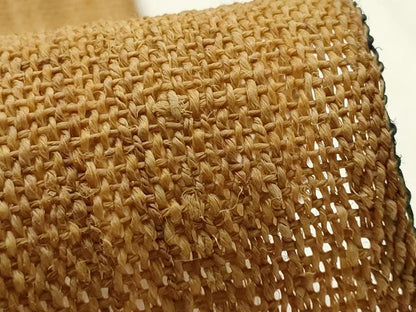 平和屋本店●古代原始布　科布　和装小物　暖簾　染色作家 菅原匠　藍染　蕨に揚羽蝶　間仕切り　上代48万　逸品　未使用　AABK4233ay