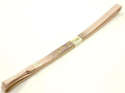 平和屋着物▼和装小物　上質な帯締め　高麗組　金糸　暈し　正絹　逸品　未使用　AABK4241ay