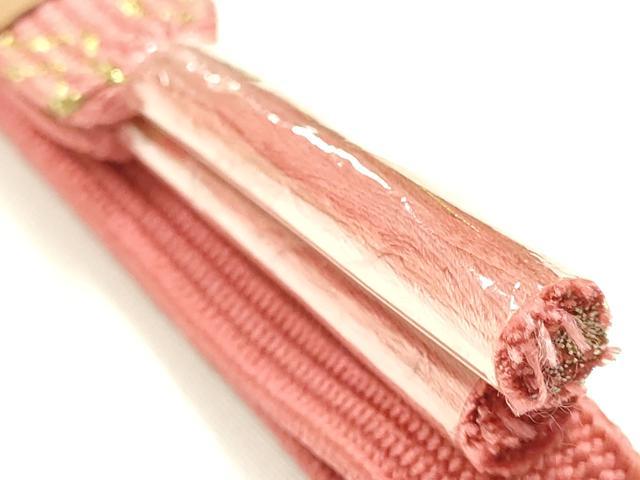 平和屋着物▼和装小物　上質な帯締め　高麗組 綾出し　金糸　暈し　正絹　逸品　未使用　AABK4243ay