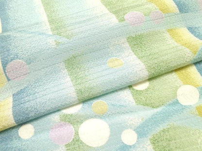 平和屋着物●和装小物　風呂敷　露芝　縞　えり善扱い　共箱付き　逸品　AABK4256ay