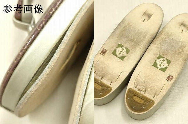 平和屋着物●和装小物　和装草履　伊と忠　金糸　逸品　AABK4268ay