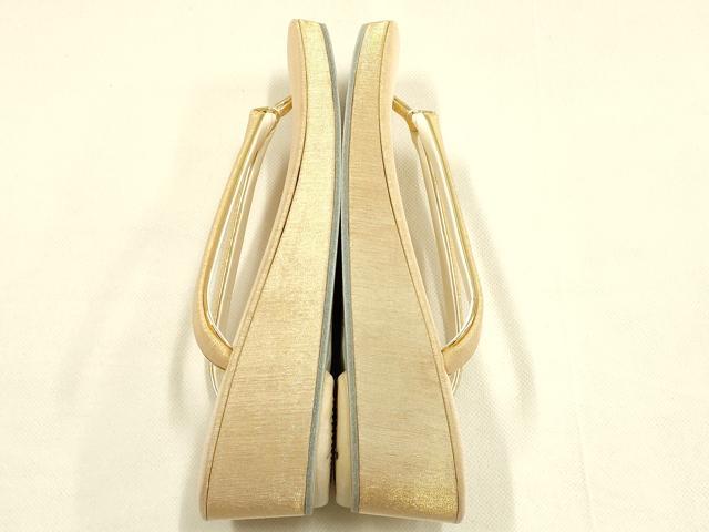 平和屋着物●和装小物　和装草履　伊と忠　礼装　金糸　逸品　AABK4269ay