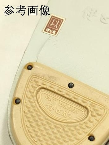 平和屋着物●和装小物　和装草履　伊と忠　本革製品　逸品　未使用　AABK4275ay