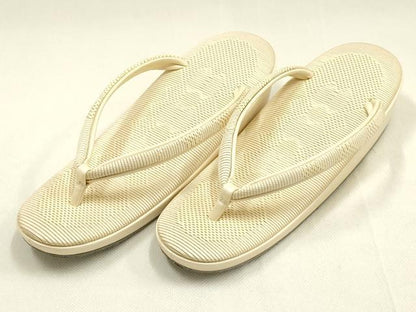 平和屋着物＊夏物　和装小物　和装草履　心斎橋 てんぐ　アイボリー　逸品　AABK4278ay