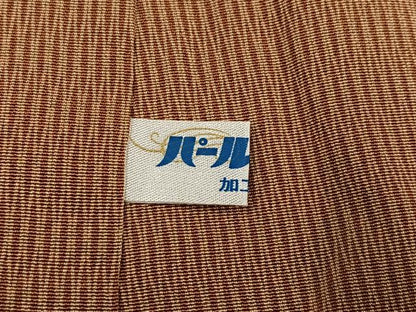 平和屋着物●上質な小紋　間道　正絹　逸品　AABK4286ph